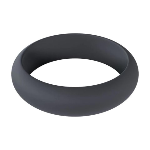 Wide O Silicone Cockring - S - 30mm - Black