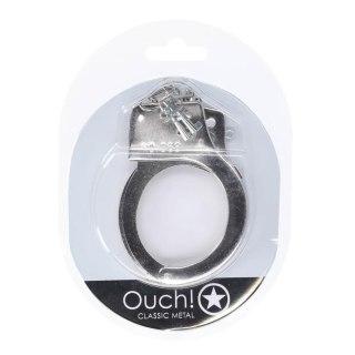 Classic Metal Handcuffs - Silver