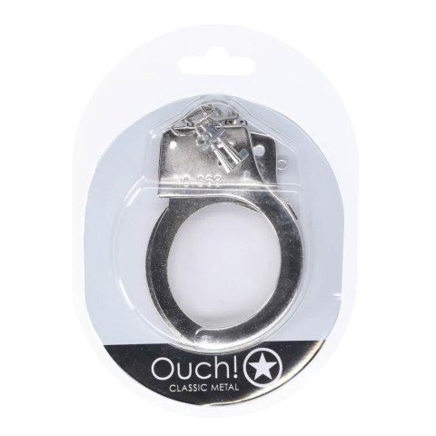 Classic Metal Handcuffs - Silver