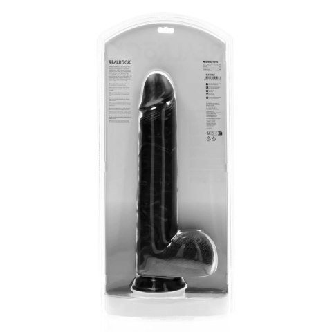 Extra Large Straight with Balls 35,5 cm - Black
