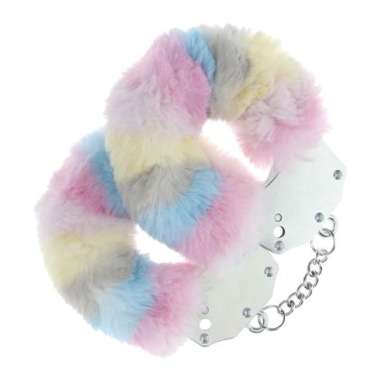 Heavy-duty Fluffy Handcuffs - Multicolor 2