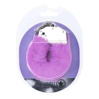 Heavy-duty Fluffy Handcuffs - Purple