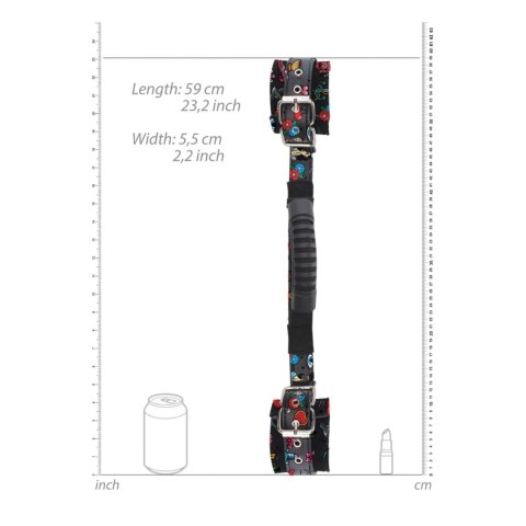 Printed Handcuffs with Handle