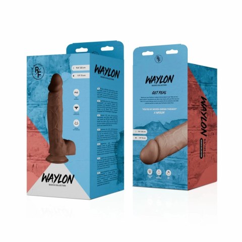 Real Fantasy Waylon 25 cm - Model anatomiczny z mocną przyssawką, PVC