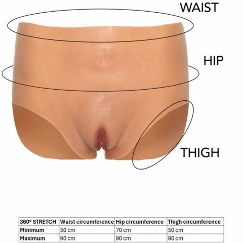 Hidden Desire ALTER EGO Open Vagina - Model silikonowy, wysoki stan, S-L