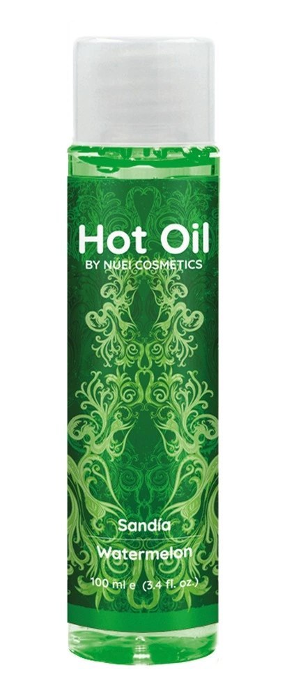 Nuei Hot Oil Watermelon - Rozgrzewający olejek do masażu 100 ml