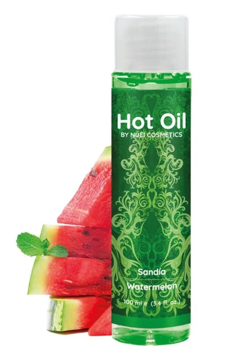 Nuei Hot Oil Watermelon - Rozgrzewający olejek do masażu 100 ml