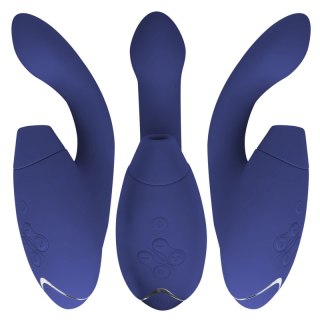 Womanizer Duo 2 Blue - Innowacyjny model z technologią powietrzną, silikonowy