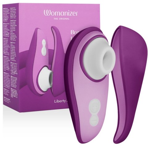 Womanizer Liberty 2 Violet - Kompaktowy model z falami ciśnieniowymi