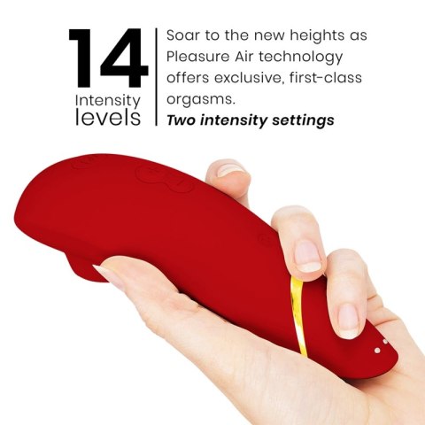 Womanizer Premium 2 Intuicyjny Stymulator Powietrzny Bordeaux IPX7