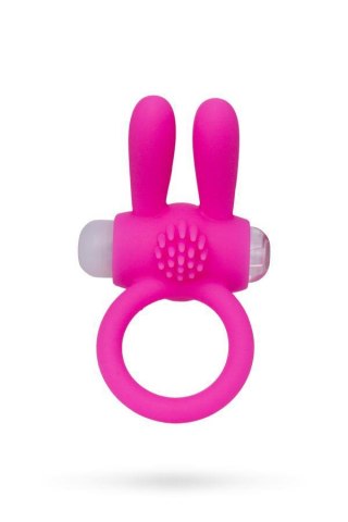 A-TOYS, Penis VibroRing Rabbi, Silicone, Pink, O2.5 cm