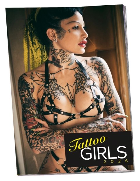 Calendaria Pin-Up Tattoo Girls 2026 12str 297x420 mm kolor