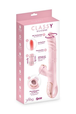 Classy 5-in-1 rabbit vibrator
