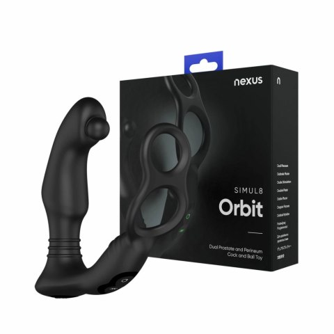 Nexus Simul8 Orbit Edition - wielofunkcyjny stymulator z rotacją, silikonowy 13,5cm