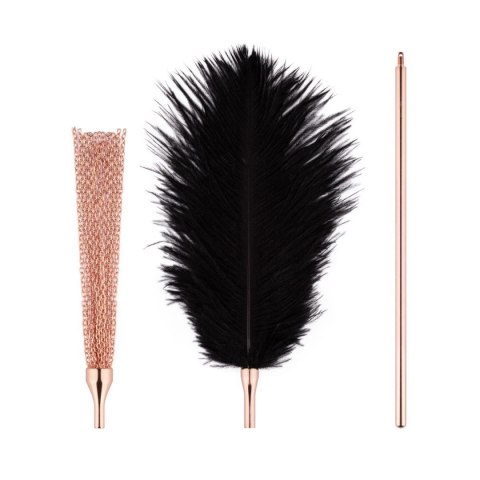 Rosy Gold - Feather Tickler & Whip - Rosegold