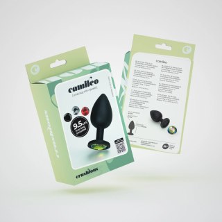 Crushious Camileo - Czarny anatomiczny model z 4 wymiennymi kryształami L