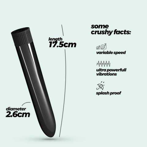 Crushious Classic Vibe Black - smukły model z regulacją intensywności