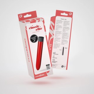 Crushious Classic Vibe Red - Smukły Model Wibracyjny 17,5 cm