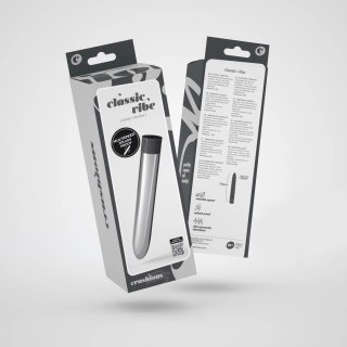 Crushious Classic Vibe Silver - Smukły model anatomiczny metaliczny 17,5 cm