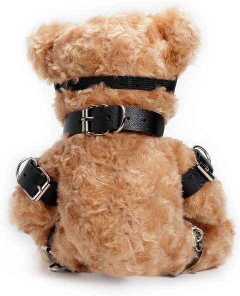 Crushious Crushito Pluszowy Miś 31 cm Czarny z Akcesoriami Bondage