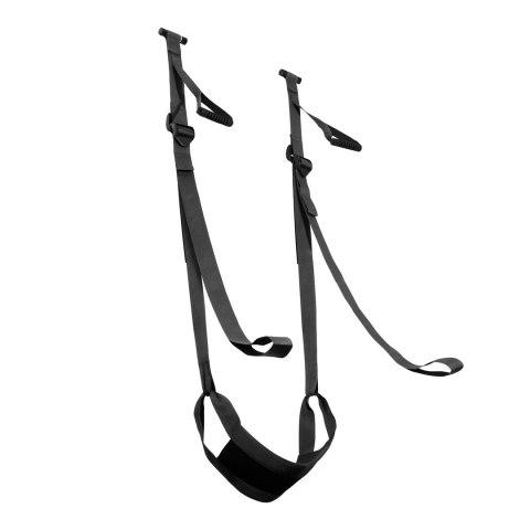 Crushious Deluxe Swing Black - system podwieszany na drzwi, wytrzymały 136 kg