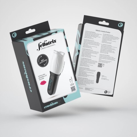 Crushious Fellatrix White - Zaawansowana Maszyna Intymna z Rotacją 360°