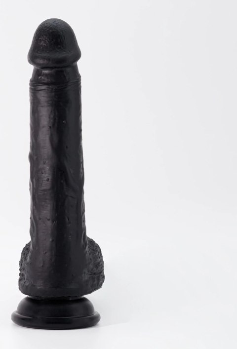 Crushious Inviktus 22 cm Czarny - Model z Silikonu Płynnego, Przyssawka