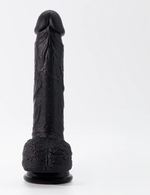 Crushious Inviktus 22 cm Czarny - Model z Silikonu Płynnego, Przyssawka