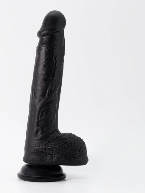 Crushious Inviktus 22 cm Czarny - Model z Silikonu Płynnego, Przyssawka