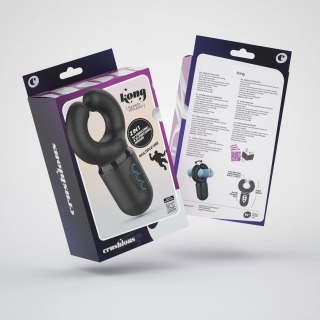 Crushious Kong Black - Automatyczna maszyna intymna z funkcją nacisku i wibracji