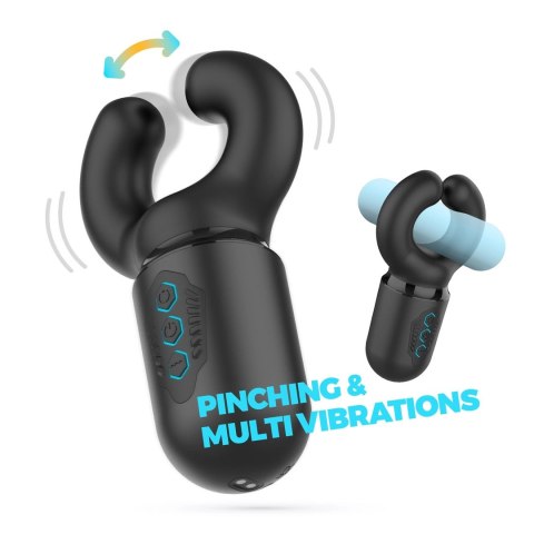 Crushious Kong Black - Automatyczna maszyna intymna z funkcją nacisku i wibracji