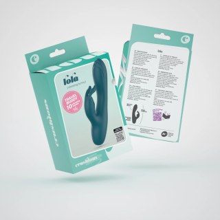 Crushious Lola Mini Rabbit - Kompaktowy model silikonowy, szmaragdowy