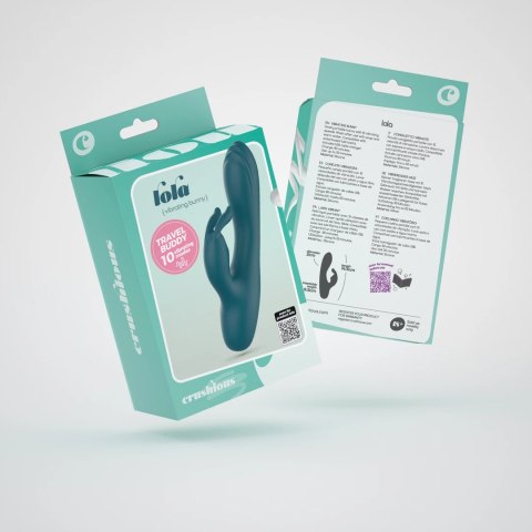 Crushious Lola Mini Rabbit - Kompaktowy model silikonowy, szmaragdowy