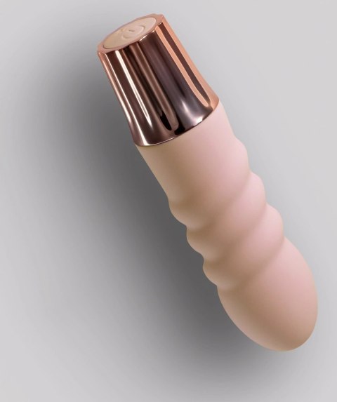 Crushious Mellow Bubbles Mini - Kompaktowy masażer silikonowy rożowy