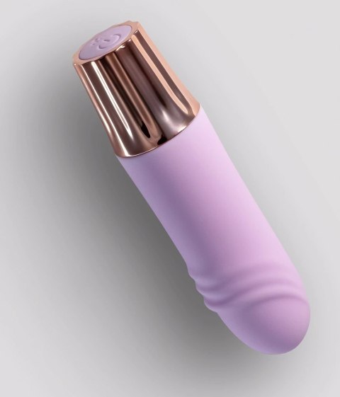 Crushious Mellow Waves Mini - Kompaktowy wibrator silikonowy lawendowy