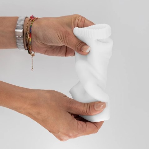 Crushious Nautilus Treningowa maszyna intymna z wibracją USB, biała