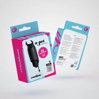 Crushious O-Pet Devil Czarny - Mini Wibrująca Kapsułka 10 Trybow 9,2 cm