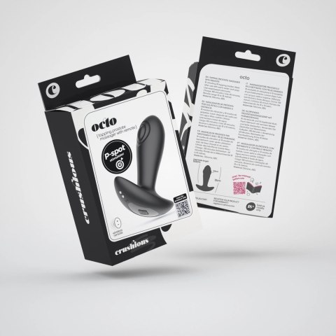 Crushious Octo czarny - model analityczny z funkcją stukania i pilotem