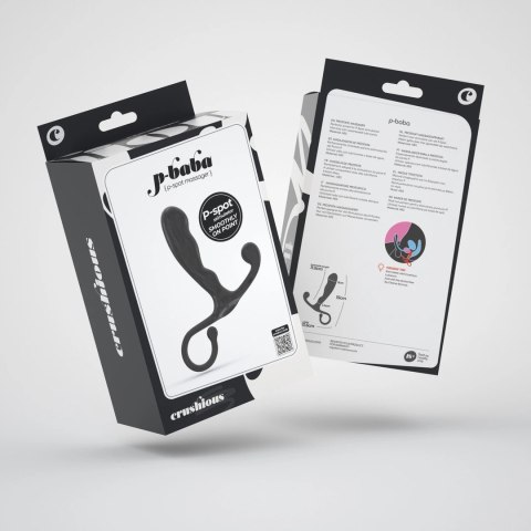 Crushious P-Baba Czarny masażer anatomiczny do stymulacji punktu P ABS