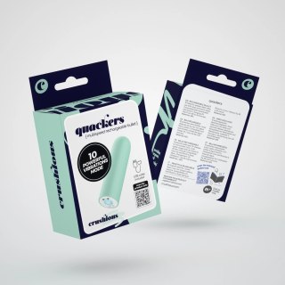 Crushious Quackers Mini Wibrator USB Miętowy 10 Trybow Wodoodporny
