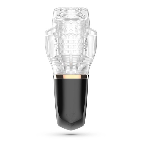 Crushious Quasar - Automatyczna maszyna intymna z funkcją ssania, transparentna