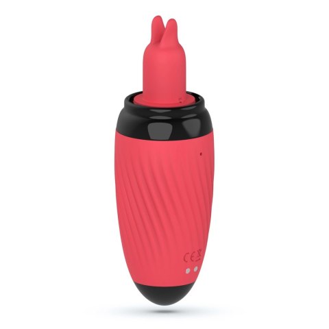 Crushious Scarlet Red - Wielofunkcyjna Pompa Wibracyjno-Zasysająca USB 14,6 cm