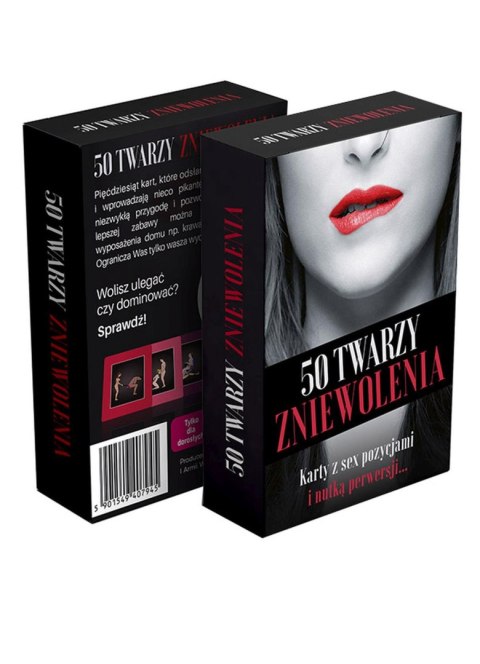 Gry-50 TWARZY ZNIEWOLENIA-sex pozycje i nauka - dostawa lokalna