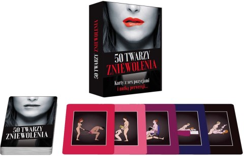 Gry-50 TWARZY ZNIEWOLENIA-sex pozycje i nauka - dostawa lokalna