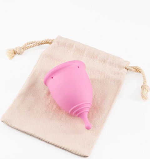 Minerva XS - Kubeczek Menstruacyjny Silikonowy z Etui, Rożowy