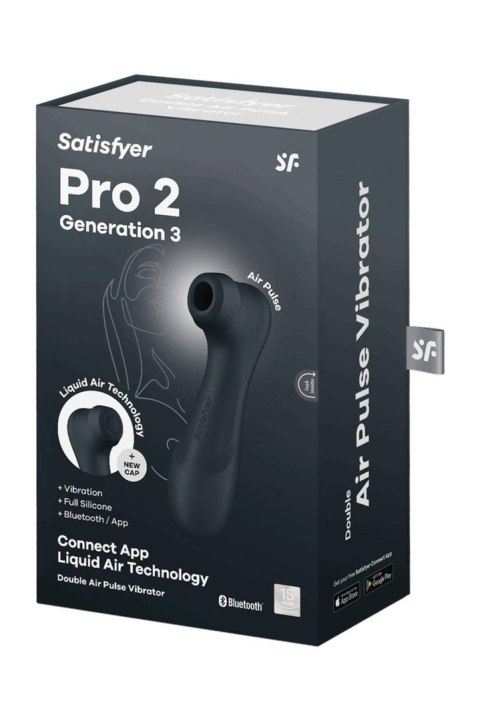 Pro 2 Generation 3with Liquid Air Technology, Vibration and Bluetooth/App black - dostawa lokalna