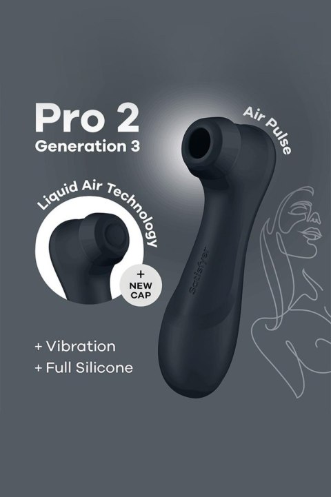 Pro 2 Generation 3with Liquid Air Technology, Vibration and Bluetooth/App black - dostawa lokalna
