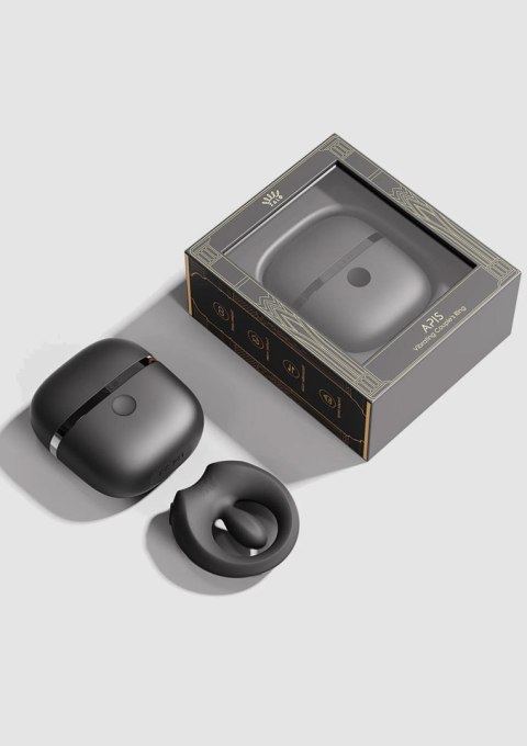Apis Vibrating Couples Ring Black