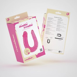 Crushious Double Trouble model podwojny, elastyczny 27 cm, rożowy