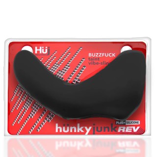 Hunkyjunk Buzzfuck Taint Vibe Sling Tar Ice - model z wibracją, elastyczny